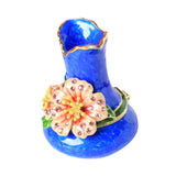 Maxbell Vase Shaped Jewelry Box Mini Jewelry Organizer for Earrings Stud Charm Rings