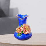 Maxbell Vase Shaped Jewelry Box Mini Jewelry Organizer for Earrings Stud Charm Rings