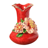 Maxbell Vase Shaped Jewelry Box Women Trinket Storage Box for Necklace Earrings Stud