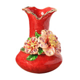 Maxbell Vase Shaped Jewelry Box Women Trinket Storage Box for Necklace Earrings Stud