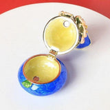 Maxbell Vase Shaped Jewelry Box Women Trinket Storage Box for Necklace Earrings Stud