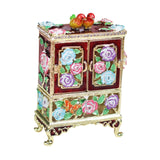 Cabinet Shaped Trinket Box Decoration for Earrings Necklaces Bracelets Rings