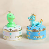 Maxbell Small Trinket Box Jewelry Storage Case Keepsake Box for Pendant Charms Rings