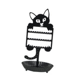 Maxbell Earring Holder Organizer Earring Storage Stand for Dangle Necklace Keychains Cat Styling