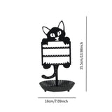 Maxbell Earring Holder Organizer Earring Storage Stand for Dangle Necklace Keychains Cat Styling