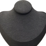Maxbell Necklace Display Stand Decor Jewelry Bust Holder for Store Home Decor Bedroom Dark Gray