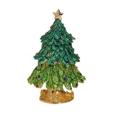 Maxbell Jewelry Box Craft Ornament Hinged Enameled Organize for Desktop Home Dresser