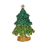 Maxbell Jewelry Box Craft Ornament Hinged Enameled Organize for Desktop Home Dresser