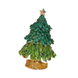 Maxbell Jewelry Box Craft Ornament Hinged Enameled Organize for Desktop Home Dresser