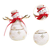 Snowman Jewelry Box Handmade Ornament for Necklaces Bracelets Rings Earrings