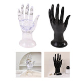 Maxbell Ring Necklace Holder Jewelry Display Holder for Tabletop Dressing Room Shops Clear