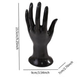 Maxbell Ring Necklace Holder Jewelry Display Holder for Tabletop Dressing Room Shops Black