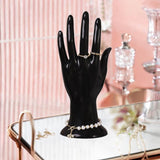 Maxbell Ring Necklace Holder Jewelry Display Holder for Tabletop Dressing Room Shops Black