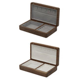 Jewelry Box Jewelry Decorative Box Treasure Box for Bracelets Rings Earrings Gray Interior