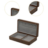 Jewelry Box Jewelry Decorative Box Treasure Box for Bracelets Rings Earrings Gray Interior