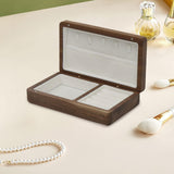 Jewelry Box Jewelry Decorative Box Treasure Box for Bracelets Rings Earrings White Interior