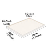 Maxbell Jewelry Tray Decorative Necklace Organizer for Jewelry Shop Photography Home Beige