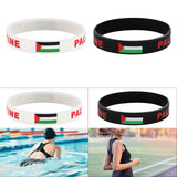 Palestine Wristband Palestinian Flag Bangle Sport Games Palestinian Bracelet White