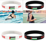 Palestine Wristband Palestinian Flag Bangle Sport Games Palestinian Bracelet White