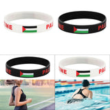 Palestine Wristband Palestinian Flag Bangle Sport Games Palestinian Bracelet White