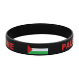 Palestine Wristband Palestinian Flag Bangle Sport Games Palestinian Bracelet Black