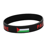 Palestine Wristband Palestinian Flag Bangle Sport Games Palestinian Bracelet Black