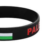 Palestine Wristband Palestinian Flag Bangle Sport Games Palestinian Bracelet Black