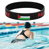 Palestine Wristband Palestinian Flag Bangle Sport Games Palestinian Bracelet Black