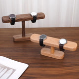 Maxbell Watch Display Stand Modern Wristwatch Rack Multifunctional Wood Watch Holder S Beech
