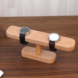 Maxbell Watch Display Stand Modern Wristwatch Rack Multifunctional Wood Watch Holder S Beech