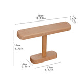 Maxbell Watch Display Stand Modern Wristwatch Rack Multifunctional Wood Watch Holder L Beech