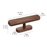 Maxbell Watch Display Stand Modern Wristwatch Rack Multifunctional Wood Watch Holder S Walnut