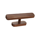 Maxbell Watch Display Stand Modern Wristwatch Rack Multifunctional Wood Watch Holder S Walnut