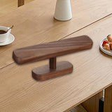 Maxbell Watch Display Stand Modern Wristwatch Rack Multifunctional Wood Watch Holder S Walnut