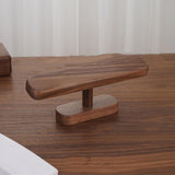 Maxbell Watch Display Stand Modern Wristwatch Rack Multifunctional Wood Watch Holder S Walnut