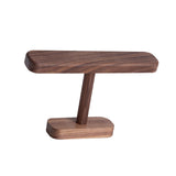 Maxbell Watch Display Stand Modern Wristwatch Rack Multifunctional Wood Watch Holder L Walnut