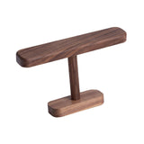 Maxbell Watch Display Stand Modern Wristwatch Rack Multifunctional Wood Watch Holder L Walnut