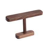 Maxbell Watch Display Stand Modern Wristwatch Rack Multifunctional Wood Watch Holder L Walnut