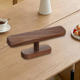 Maxbell Watch Display Stand Modern Wristwatch Rack Multifunctional Wood Watch Holder L Walnut