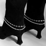 Maxbell Shoe Charms Chain Gift Shoelaces Chains Charm for Beach Party Favors Holiday