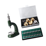 Maxbell Watch Repair Tool Rhinestone Eye Adjuster Supplies with Dies Watch Press Set
