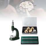Maxbell Watch Repair Tool Rhinestone Eye Adjuster Supplies with Dies Watch Press Set