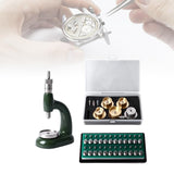 Maxbell Watch Repair Tool Rhinestone Eye Adjuster Supplies with Dies Watch Press Set