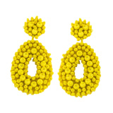 Drop Earrings Trendy Ethnic Dangle Earrings for Birthday Gift Vacation Party Yellow