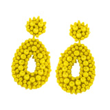 Drop Earrings Trendy Ethnic Dangle Earrings for Birthday Gift Vacation Party Yellow