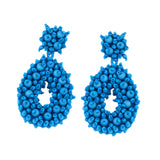 Drop Earrings Trendy Ethnic Dangle Earrings for Birthday Gift Vacation Party Blue