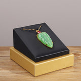 Maxbell Necklace Display Stand Decor Necklace Holder for Bedroom Wedding Anniversary Black Yellow