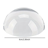 Acrylic Dome Magnification Table Paperweight for Photography Home Decoration 6 cm