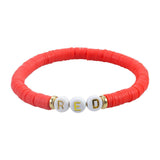 11x Friendship Bracelets Colorful Letter Bracelets Fashion Inspire Bracelets