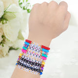 11x Friendship Bracelets Colorful Letter Bracelets Fashion Inspire Bracelets